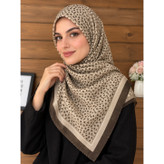 روسری نخی پاییزه منگوله دار